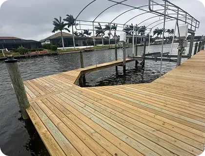 Crocker Marine Services - Dock Tikis Tiki Huts