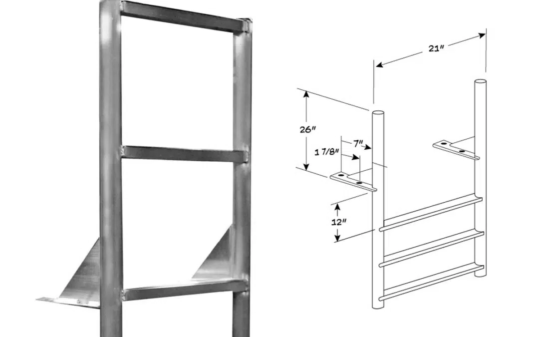 Crocker Marine Services - Finger Pier Dock Ladder