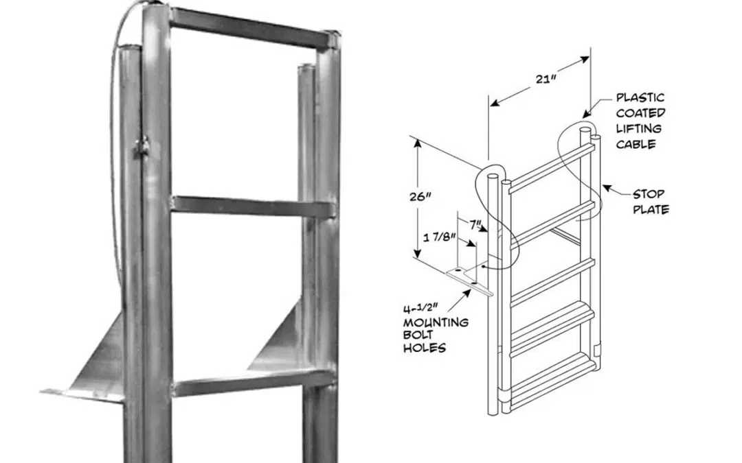 Crocker Marine Services - Finger Pier Lift Ladder