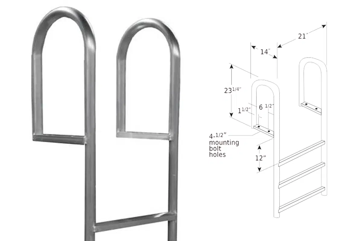 Crocker Marine Services - Fixed Dock Ladder