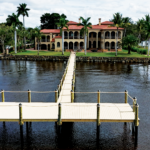 Fort Myers House with an Open Water Dock